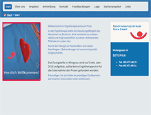 Tablet Screenshot of ergotherapiezentrum.ch